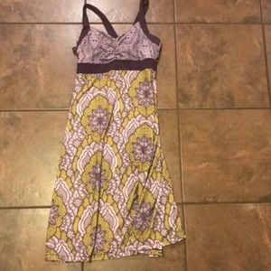 Size small Prana dress purple and green!